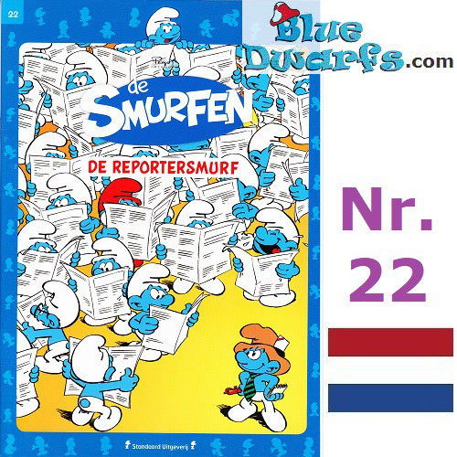 Comic die Schlümpfe - Niederländisch - De Smurfen - Het Laatste Nieuws - De Reportersmurf - Nr. 22