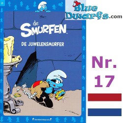 Comic book - Dutch language - De Smurfen - Het Laatste Nieuw - De Juwelensmurfer - Nr. 17