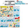 Smurfen stripboek - Die Schlümpfe 04 Das Zauberei und die Schlümpfe - Hardcover Duits