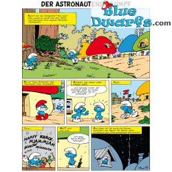 Smurfen stripboek - Die Schlümpfe 06 - Der Astronautenschlumpf - Hardcover Duits