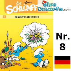 Smurfen stripboek - Die Schlümpfe 08 - Schlumpfige Geschichten - Hardcover Duits