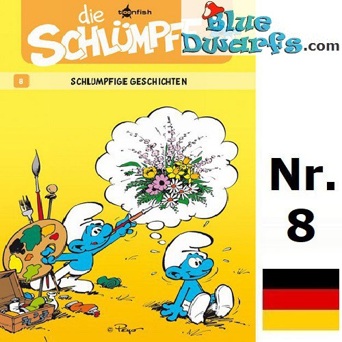 Comic Buch - Die Schlümpfe 08 - Schlumpfige Geschichten - Hardcover - Deutch
