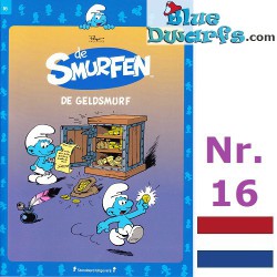 Comic book - Dutch language - De Smurfen - De Geldsmurf - Nr. 16