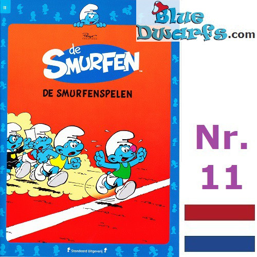 Cómic Los Pitufos - Holandes - De Smurfen - Het Laatste Nieuws - De Smurfenspelen - Nr. 11