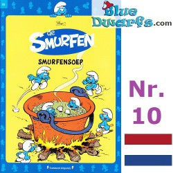 Comic book - Dutch language - De Smurfen - Het Laatste Nieuw - Smurfensoep - Nr. 10