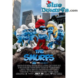 Poster Schtroumpfs - The Smurfs - Coming Soon - 60x40cm