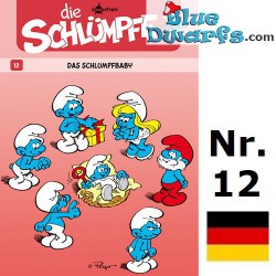Bande dessinée - Die Schlümpfe 12 Das Schlumpfbaby - Hardcover Allemand