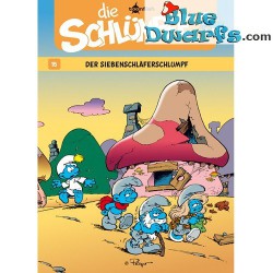 Smurfen stripboek - Die Schlümpfe 15 - Der Siebenschläferschlumpf - Hardcover Duits