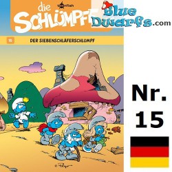 Smurf comic book - Die Schlümpfe 15 - Der Siebenschläferschlumpf - German language