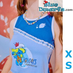 Smurfen T-shirt - Dames - Holidays in Paradise - Maat XS