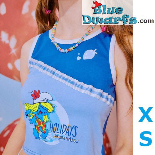 Smurf T-shirt ladies - Holidays in Paradise - Size XS