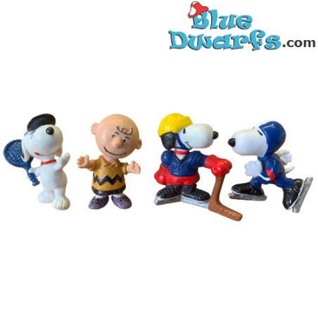 4x peanuts/ Snoopy Schleich  -  Figurines