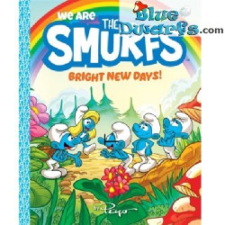 Stripboek van de Smurfen - Engelstalig - We are The Smurfs - Bright New days - Hardcover