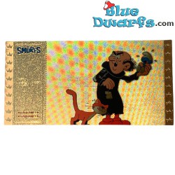 Smurf Golden tickets  - 1 piece - Gargamel - Cartoon Kingdom - 7,5x 15 cm