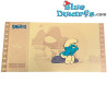 Les schtroumfps - 1 Golden Ticket - Grognon Schtroumpf  - Cartoon Kingdom - Set 1 - 7,5x 15 cm
