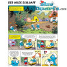 Comic Buch - Die Schlümpfe 19 - Der Wilde Schlumpf - Hardcover - Deutch