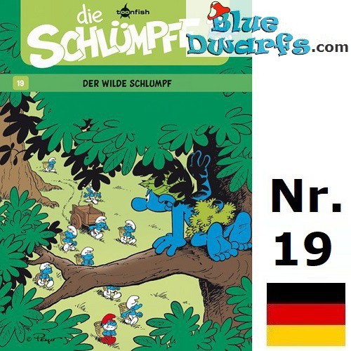 Cómic Los Pitufos - Die Schlümpfe 19 - Der Wilde Schlumpf - Hardcover alemán