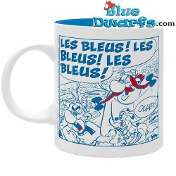 Asterix en Obelix mok -  Obelix Supporter - Les Bleus - 12x8x10cm - 0,32L