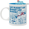 Astérix y Obélix taza -  Obelix Supporter - Les Bleus - 12x8x10cm - 0,32L