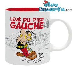 Asterix en Obelix mok - Levé du pied gauche - 12x8x10cm - 0,32L