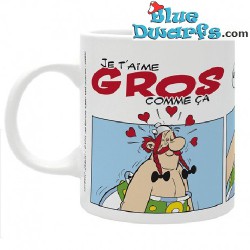 Asterix e Obelix -  Obelix Love - Je T'aime gros comme ça - 12x8x10cm - 0,32L