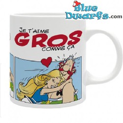 Astérix y Obélix taza -  Obelix Love - Je T'aime gros comme ça - 12x8x10cm - 0,32L