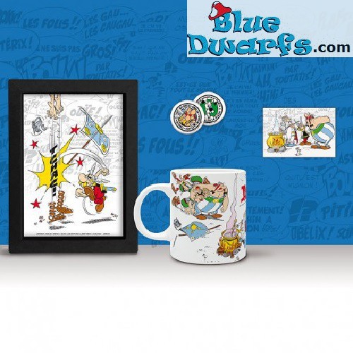 Asterix und Obelix Tasse - Geschenkset - 12x8x10cm - 0,32L