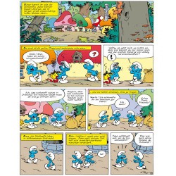 Smurfen stripboek - Die Schlümpfe 20 - Die Schlümpfe in Gefahr - Hardcover Duits