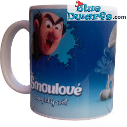 Gargamel und Papa Schlumpf Schlumpf Tasse - Schlumpf Abenteuer EXCLUSIVE