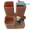 20017: Vanity Smurf with mirror pen holder Schleich (+/-8,5cm) - Schleich - 5,5cm
