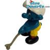 20055: Golfer Smurf transparant stick (shoes: black) - Schleich - 5,5cm