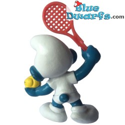 20093: Pitufo jugador de tenis (raqueta roja) - Schleich - 5,5cm