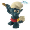 20108: Sauna Smurf (donkerdere borstel) - Schleich - 5,5cm