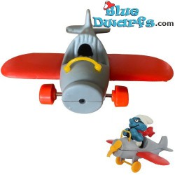 40222: Puffo aviatore (Super puffo) - Schleich - 5,5cm