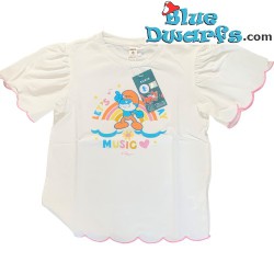 Smurf smurf T-shirt for girls - Let's Play Music - Size 122