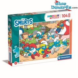 Smurf - Smurfette & papa smurf puzzle - Clementoni - 104 pieces
