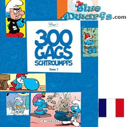 Smurf comic book - 300 gags schtroumpfs - Hardcover French language