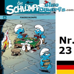 Smurfen stripboek - Die Schlümpfe 23 - Zockerschlümpfe - Hardcover Duits