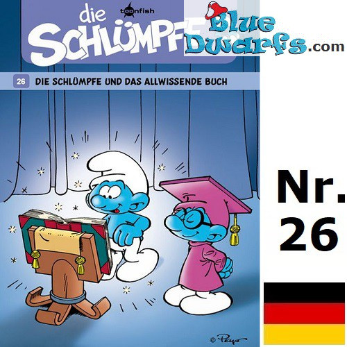 Comico I puffi - Die Schlümpfe 26 - Die Schlümpfe und das allwissende Buch- Lingua tedesca