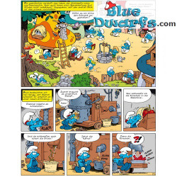 Smurfen stripboek - Die Schlümpfe 27 - Die Schlümpfe machen Urlaub- Hardcover Duits