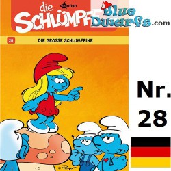 Bande dessinée - Die Schlümpfe 28 - Die große Schlumpfine-Hardcover Allemand
