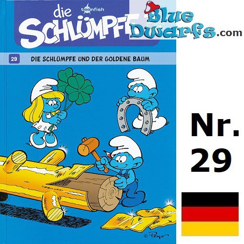 Smurf comic book - Die Schlümpfe 29 - Die Schlümpfe und der goldene Baum - German language