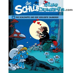 Smurf comic book - Die Schlümpfe 32 - Die Schlümpfe und der verliebte Zauberer - German language