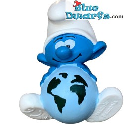 20844 -Smurf with world globe- 2023 - Schleich - 5,5cm