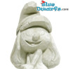 Carving Smurfette Statue - White Stone Variant - Vinyl - 2023 - Soap Studio  - 26x13cm