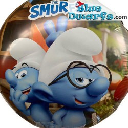 Foil balloon -smurf party balloon - Brainy smurf and jokey smurf - 45cm - Party Factory