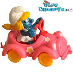 40241: Pitufina en coche (Super pitufo) - Schleich - 5,5cm
