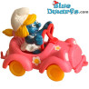 40241: Pitufina en coche (Super pitufo) - Schleich - 5,5cm
