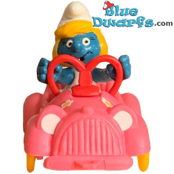40241: Pitufina en coche (Super pitufo) - Schleich - 5,5cm