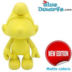 Plastic movable matt yellow smurf  - Global Smurfday Smurf - 2022 - 20cm